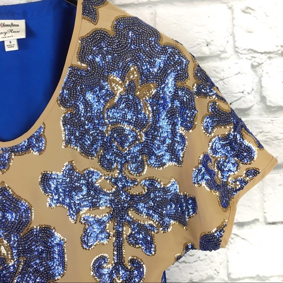Tracy Reese Neiman Marcus x Target Sequin Top Sz S - Picture 6 of 7